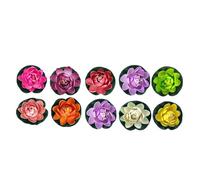 EBZFASO Artificial Lotus Flower, Artificial Floating Lotus Flowers 10PC 4In