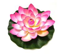 EBZFASO Artificial Lotus Flower, Artificial Lotus 10-60cm Floating Water Lily(60cm Pink)