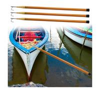 EBZFASO Telescoping boat hooks, Telescopic Boat Hook Pole Adjustable Docking Rod 4m-6m(Yellow,5mx3pc)