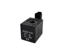 EC-04W Solenoid Coil Pump Truck Crane Air Cooled Motor Directional Valve DC12V/24V/26V/28V AC110V/220V(DC24V Plug)