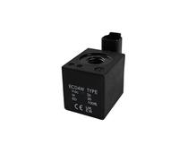 EC-04W Solenoid Coil Pump Truck Crane Air Cooled Motor Directional Valve DC12V/24V/26V/28V AC110V/220V(DC26V Plug)