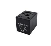 EC-04W Solenoid Coil Pump Truck Crane Air Cooled Motor Directional Valve DC12V/24V/26V/28V AC110V/220V(AC110V 3-pin)