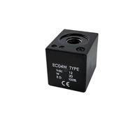 EC-04W Solenoid Coil Pump Truck Crane Air Cooled Motor Directional Valve DC12V/24V/26V/28V AC110V/220V(DC12V 3-pin)
