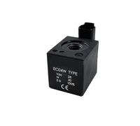 EC-04W Solenoid Coil Pump Truck Crane Air Cooled Motor Directional Valve DC12V/24V/26V/28V AC110V/220V(DC28V Plug)