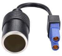 EC-5 Cigarette Lighter Socket Adapter | 12V/24V DC Car Jump Starter Converter | 100W Max 15A High-Conductivity Copper Wire | Universal Battery Booster Accessory