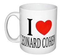 EC C228 I Love Leonard Cohen Mug, Ceramic
