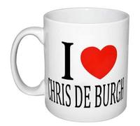 EC C564 I Love Chris DE Burgh Mug, Ceramic