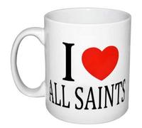 EC C589 I Love All Saints Mug, Ceramic