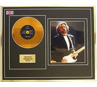 EC ERIC CLAPTON/MINI METAL GOLD DISC & PHOTO DISPLAY/LIMITED EDITION/COA/UNPLUGGED