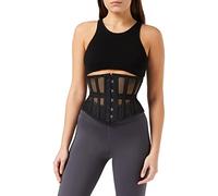 EC EXPO CITY Women Double Steel Boned Heavy Duty Underbust Waist Training Shaper costume Corset (3XS)