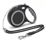 EC.TEAK Retractable Dog Leash, 30 FT Dog Walking Leash for Medium Large Dogs up to 77 lbs, Heavy Duty No Tangle, Large