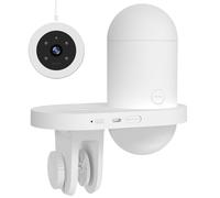 EC Technology Automatic Fish Feeder with 2K Camera, APP Control Auto Fish Feeder, Two Food Export Parts, Infrared Vision Fish Feeder Automatic Dispenser, Precision Feed for Tank and Aquarium