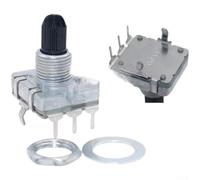 EC16 Rotary Encoder Switch 24 Pulse Plastic For Audio Amp 26X16mm