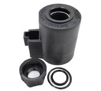 EC210B Solenoid Valve Coil Excavator Solenoid Coil 14550884 12V 24V 28V for Volvo EC240 EC140 EC290 EC210 EC240B EC290B 14550883(Dark Grey)