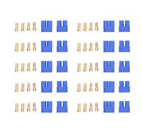 EC3 Battery Connector Plug Anti Reverse Brass Gold Plated Male Female Banana Plug Connector for Electric Vehicle Drones Remote Control