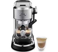 De'Longhi Dedica Maestro Plus EC950.M, Compact Coffee Machine with Automatic Steam Wand, Barista Pump Espresso Machine, Auto Latte Art Technology, Coffee and Cappuccino Maker, 1450W, Grey