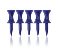 ECADDIE Blue Golf Tees 38mm (100 Pack) - Small Golf Tees for Hybrids or Woods, Golf Tees Plastic Material With Castle Tees Golf Design for Consistent Tee Height using our Small Blue Golf Tees