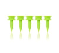 ECADDIE Green Golf Tees 25mm (100 Pack) - Green Castle Golf Tees Excellent as Iron Tees, Small Golf Tees Plastic Material With Green Tees Golf Castle Tee Design for Consistent Golf Tee Height