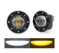 ECAHAYAKU 2pcs 3 Inch Flush Mount LED Cubes Pod Lights Off Road Driving Lights Spot Bars Fog Lamps Square Lens 8D LED Work Light For Truck Car SUV ATV UTV Boat Motorcycle