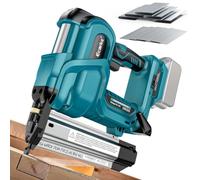 Ecarke 2" Brad Nailer Cordless Stapler Compatible with Makita 18V, 2 in 1 Electric Nail Gun/Staple Gun with 18GA Nails/Staples, Battery Power Nail Gun for Trim Wood Crafting Carpentry DIY, Tool only