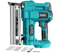 Ecarke 2" Brad Nailer Cordless Stapler Compatible with Makita 18V, 2 in 1 Electric Nail Gun/Staple Gun with 18GA Nails/Staples, Battery Power Nail Gun for Trim Wood Crafting Carpentry DIY, Tool only