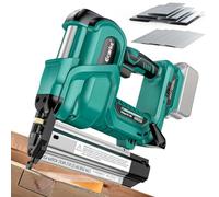 Ecarke 2" Brad Nailer Cordless Stapler Compatible with Makita 18V (No Battery), 2 in 1 Electric Nail Gun/Staple Gun with 18GA Nails/Staples, Battery Power Nail Gun for Trim Wood Crafting Carpentry DIY