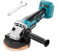 Ecarke 8500 RPM Cordless Angle Grinder Compatible with Makita 18V Battery | Brushless, 800W Power, 125mm Disc Diameter, 33mm Cutting Depth, with Quick-Fix-Nut(NO Battery)