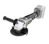 Ecarke Cordless Angle Grinder for De Walt 18&20V Li-Ion Battery with 125mm Disc Diameter, 33mm Cutting Depth, Brushless with Quick-Fix-Nut(Tool Only)-Silvery