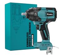 Ecarke Cordless Impact Wrench 1/2" for Ma-Kita 18V Battery - 600Ft-lbs (810N.m) Brushless Impact Gun with LED for Scaffolding, Car Assembly and Tyres(Battery and Charger not Included)