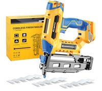 Ecarke Finish Nailer 16 Gauge Compatible with Dewalt 20V Battery, 3/4 to 2-1/2 Inch Cordless Straight Brad Nailer, Tool-Free Adjustment, Dual Firing Modes Nail Gun for Finish Work,Tool Only, 5.7 lbs