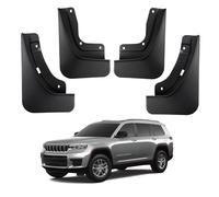 Ecarzo Mud Flaps Compatible with Jeep Grand Cherokee L Accessories 2021 2022 2023 2024 3Row All Weather Mud Splash Guards No Drilling Required Mudflap Front & Rear 4pc Set