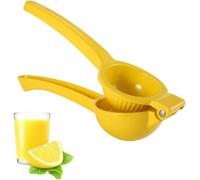 ECAVE Durable Aluminium Lemon Squeezer & Manual Citrus Juicer Press Metal Hand Juicer for Max Extraction of Lemon Citrus Juice Robust Anti-Corrosion & Dishwasher Safe for Kitchen Bar & Cocktails