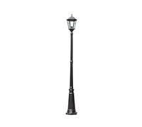 ECBETCR Outdoor Lamp Post Lights, 2.2M Retro High Pole Lights - Victorian Landscape Column Lamps, Anti-Rust Aluminum Waterproof Street Lights for European Gardens