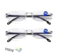 ECBLI Anti-Blue Light Presbyopia Glasses Auto Zoom Blue Light Blocking Computer Glasses for Reading, Computer or TV(2pcs)