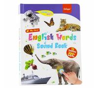 ECBLI My First English Sound Toy - 470+ Words, 21 Themes, Fun Word Game, Alphabet Sound Book, Press To Learn Phonics, Interactive Musical Book, For Educational Language, School Education(3-9y)