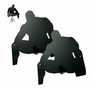 ECBLI Winky Hanger - Funny Stainless Steel Key Hook for Wall | Bold & Reflective Key Holder Decor, Keychain Holder with Big Thoughts, Keychain Hooks Wall Mount, Living Room Rack Organizer(2pcs,M)