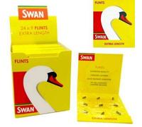 ECC LTD. 54 PCS (9 PCS X 6 Packs) SWAN Replacement FLINTS Extra Length Long Lasting All Leading Brands LIGHTERS Ignition