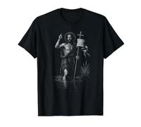 ECCE Agnus dei Baptism Vintage 90s Washout Value Graphic T-Shirt, Men, Black, L