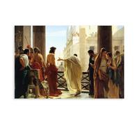 Ecce Homo by Ciseri Antonio Poster Bedroom Canvas Decor Print Wall Art Office Room Aesthetic Decor Gift 24x36inch(60x90cm)