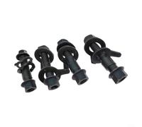 Eccentric Bolt For Vehicle Wheel Alignment, High-Strength Adjustment Screw | High-Strength Eccentric Positioning Screw For Vehicle Four-Wheel Alignment, for durable Black Offset Bolt(16mm4PCS)