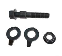 Eccentric Bolt For Vehicle Wheel Alignment, High-Strength Adjustment Screw | High-Strength Eccentric Positioning Screw For Vehicle Four-Wheel Alignment, for durable Black Offset Bolt(12mm)