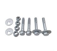 Eccentric Bolt Kit 701407397C 701407397A for Camber | Adjusting Compatible with For Transporter for t4 Front Left Right Suspension Control Arm Hardware Silver Metal Direct