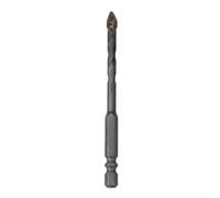 Eccentric Drill Bit 6-12mm Crooked Head for Tile Glass Wood Plastic, Self-Centering Hex Shank, No Water Needed for Ceramic Drilling(6mm)
