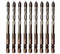 Eccentric Drill Bit Set 5pcs Titanium Coated Carbide