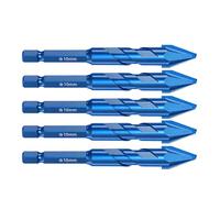 Eccentric Drill Precisions Porcelain Drill Glass Tile Ceramic Punching Rock Triangles Bit 6/8/10/12mm High-strength Eccentric Twist Bit Set