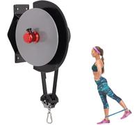 Eccentric Flywheel Training Equipment - Variable Resistance Pulley Trainer for Home Gym Strength Training with Adjustable Height and Accessories