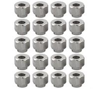 Eccentric Nut 5 mm Hole 3D Printer for 3 Steel Eccentric Nut | 5 mm bore, 10 mm OD, 6 mm height, suitable for 3, smooth running of the wheels