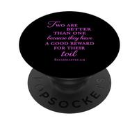 Ecclesiastes 4:9 Bible Verse Two Are Better Than One Unity PopSockets Adhesive PopGrip