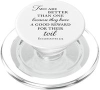 Ecclesiastes Bible Verse Two Are Better Than One Toil Unity PopSockets PopGrip for MagSafe