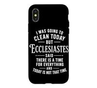 Ecclesiastes Said There Is A Time For Everything Christian Case for iPhone X/XS